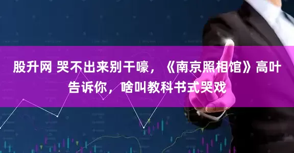 股升网 哭不出来别干嚎，《南京照相馆》高叶告诉你，啥叫教科书式哭戏